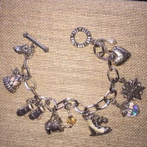 Brighton  vintage winter charm  bracelet